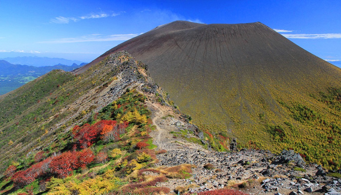 秋のオススメ登山コース（浅間山外輪山縦走）