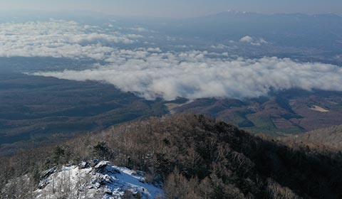 高峰山山頂(冬) イメージ